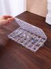 Multipurpose Clear Storage Boxes Suitable For Storing Earrings, Rings, Jewelry, Nail Art Supplies, Nail Tools, Nail Accessories