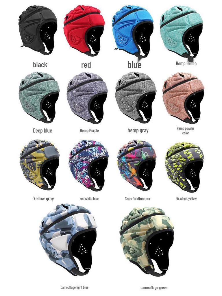 Rugby Helmet EVA Anti-Collision Sports Head Protection for Baseball, Football, Hockey, and Goalkeeper Gear.