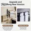 Rotating Towel Storage Swivel Rack, 180 Degree Design, Wall Mounted Space Modern Bathroom Hardware Aluminum Swing Holder, Anti-slip Organizer