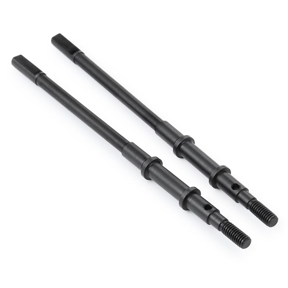 YEAHRUN RC Car Drive Shafts Hard Steel Front&Rear Axle CVD Drive Shafts for 1/10 RC Crawler Axial SCX10 II 90046 Upgrade Parts