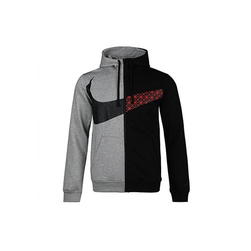 Nike Sweatshirt Mens Black Gray BV5822-010 XL чёрный/серый