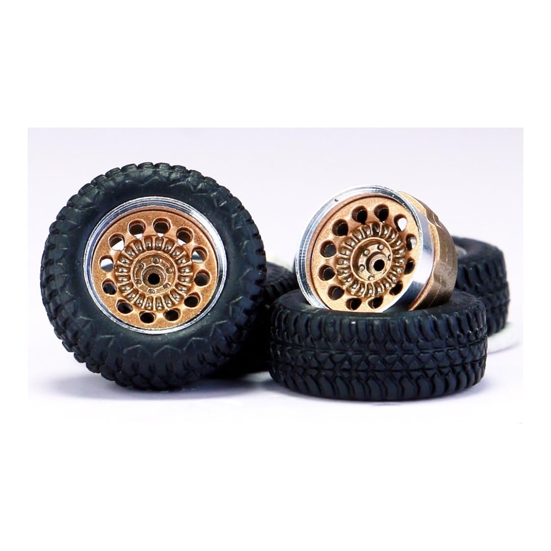 

164 Custom Wheels for 1 Car YE-C4 Approx. 14.5mm Mini Cars etc. [Used]