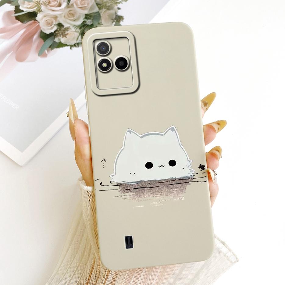 For Realme Narzo 50i Case RMX3235 Cute Rabbit Cartoon Cover Soft TPU Phone Case For Realme Narzo 50A Narzo50 i Back Cover Fundas