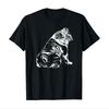 Bulldog Sitting Graphic Tee Soft Breathable Cotton Casual Streetwear Short Sleeve Shirt for Dog Lovers