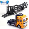 Kids' Pull-Back Alloy Container Transport and Tanker Trailer Truck Toy Model