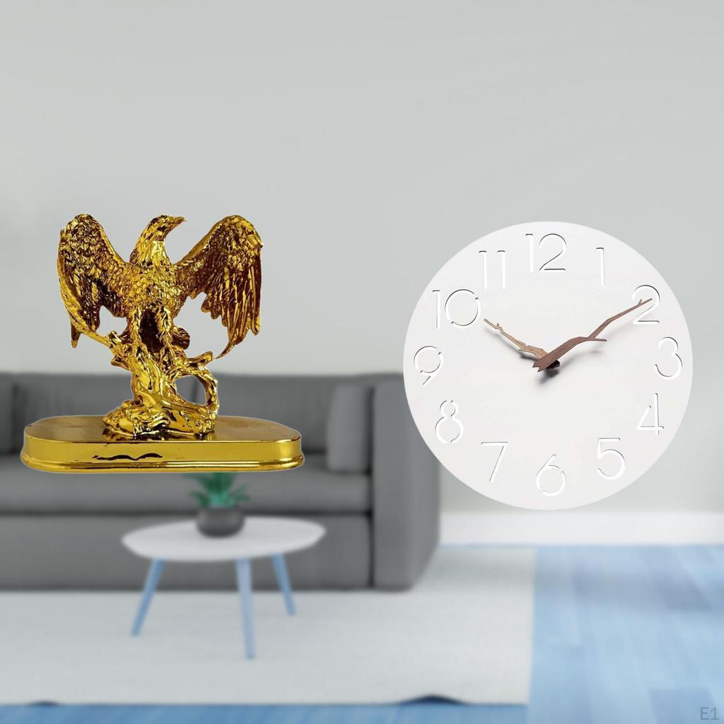 Figurine Animal Sculpture Modern Statue Home Decor for Desk Office Dining Room Cabinet Wall Hanging