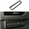 Carbon Fiber Headlight Adjustment Switch Cover Trim For Hyundai Sonata 2020 2021