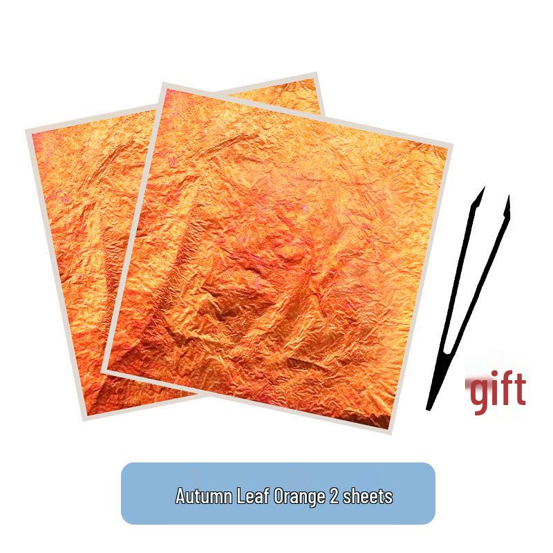 Handmade Colored Gold Foil Paper for DIY Craft and Rock Painting