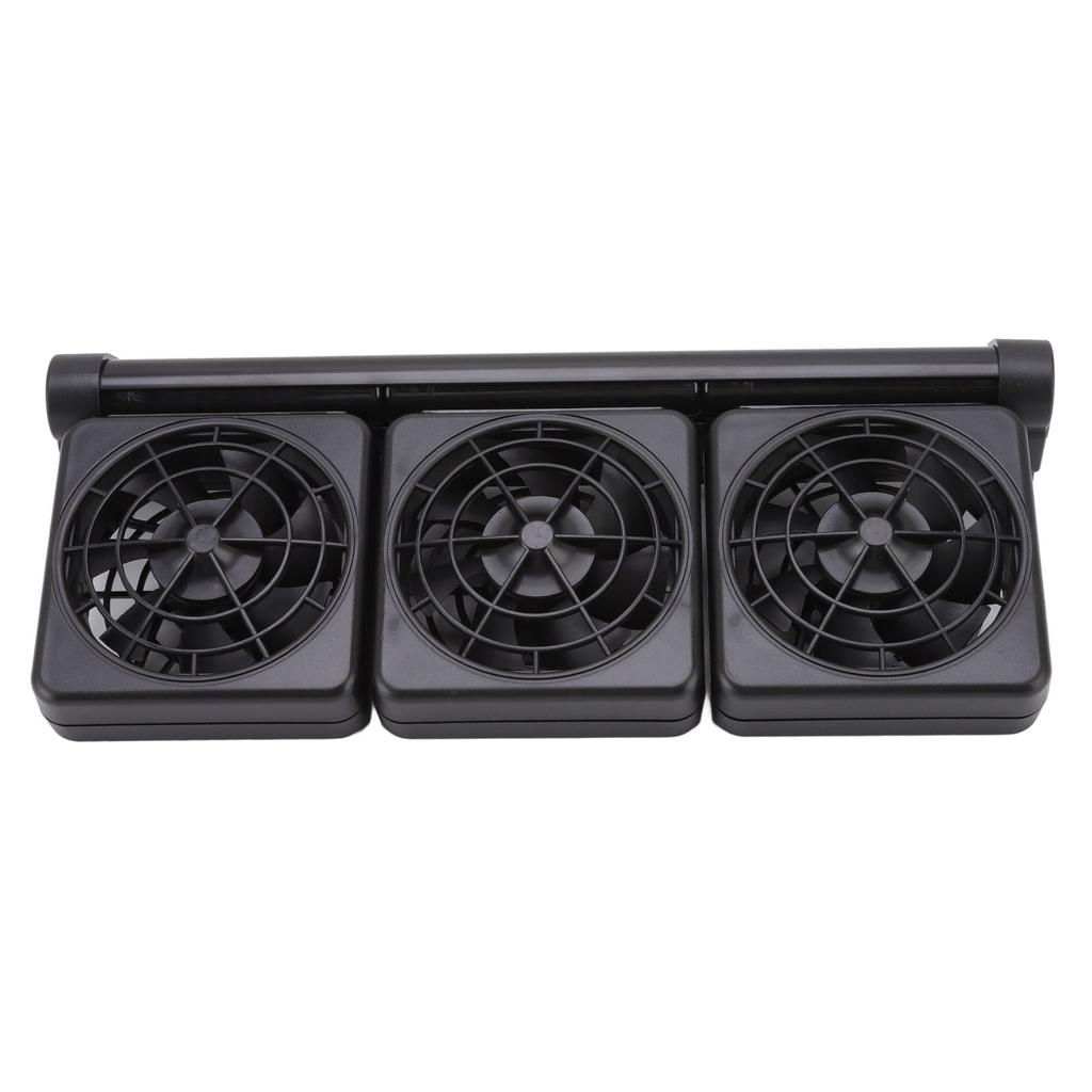 Aquarium-Kühlventilator 2 Geschwindigkeiten Einstellbarer Winkel 3 Köpfe Aquarienventilatoren für Pflanzen-Garnelen-Becken