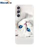 Shockproof Clear Silicone Soft Phone Back Case For Samsung Galaxy A55 5G SM-A556V A 55 Cases Cover Coque Shell Bags Mask Fundas