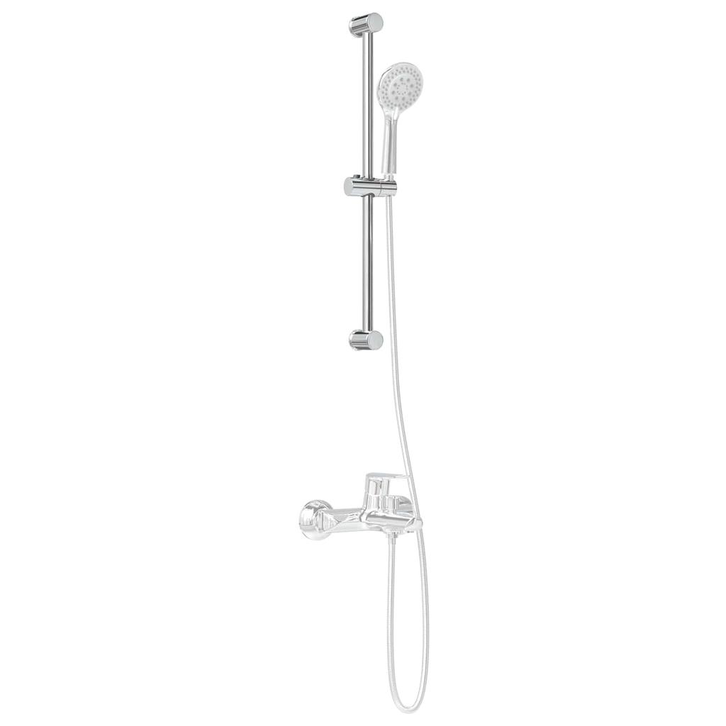 Shower Head Holder Chrome 71 Cm Stainless Steel