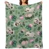 Woollies and Turnips Throw Blanket Sofa Quilt Hairy funny gift Picnic Blankets
