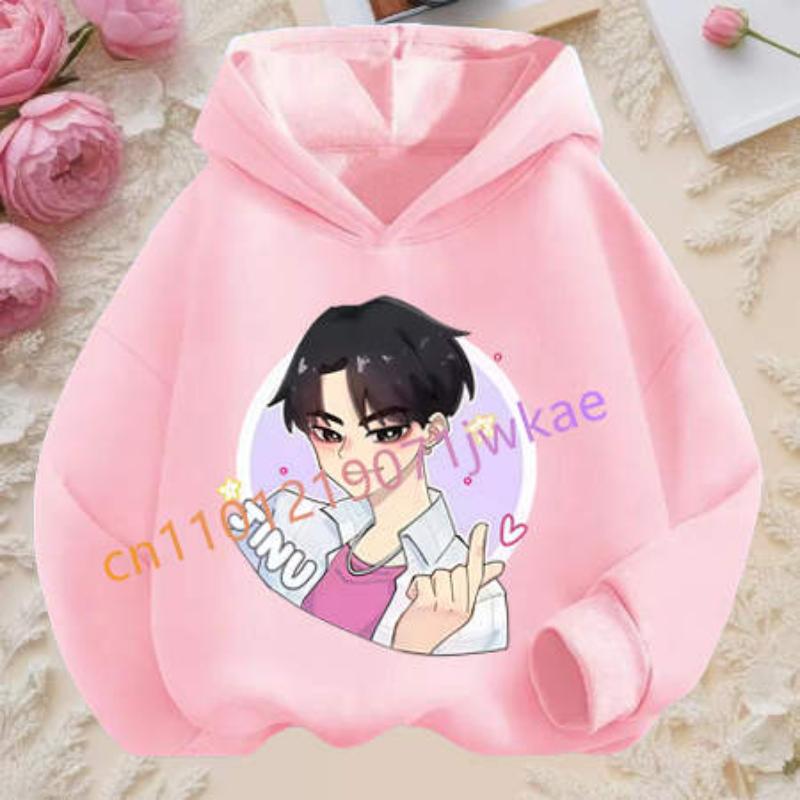 Movie New Kids K-Pop Demon Hunters Hooded Tops Toddler Girl Clothes KPop Demon Hunters Hoodie Girls Fashion Casual Sweatshirt