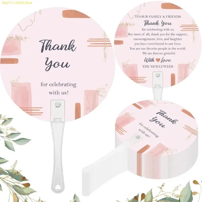 K1AE 10pcs Wedding Hand With Grateful Words Perfect For Guests At Ceremonies Parties And Birthdays