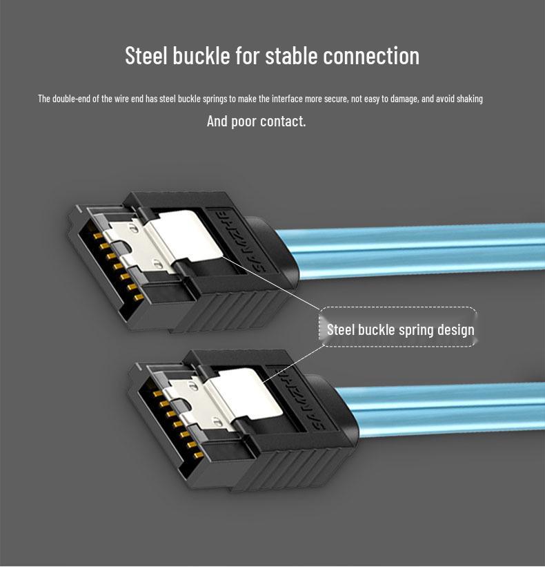 Available Now: Fast-Shipping Braided 4 Pairs SATA 7-Pin Data Cables for Computer Cases & Hard Drives, 12G