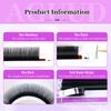 NEW Eyelash Extension Individual Premium 0.03 05 07mm Faux Mink Natural Soft Super Matte Black Volume/Classic Lash Extensions