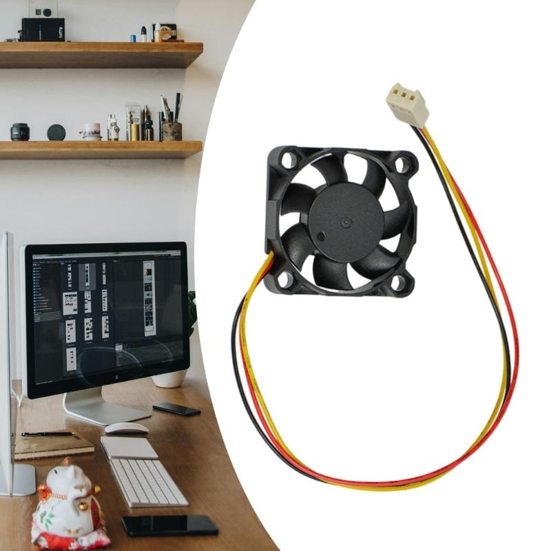 4010 40x40x10 Cooling Fan 3Pin Connector 12V Brushless Fan for 3D Printers and Mini Electronics