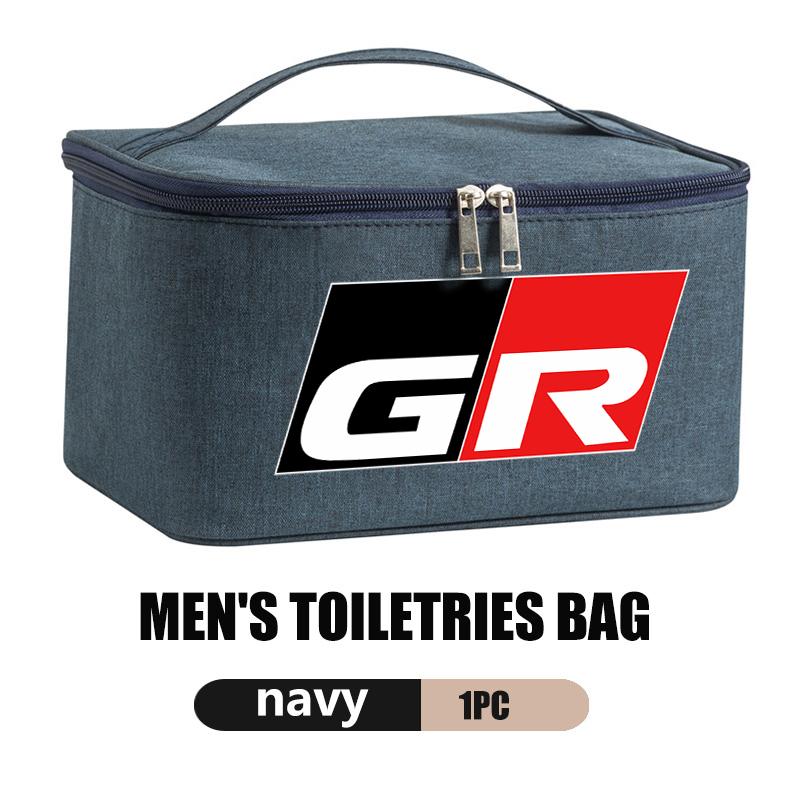 For Toyota Car Travel Portable Cosmetic Toiletries Bath Storage Bag GR sport Hilux Aygo TDR Yaris Corolla Rav4 CHR Auris