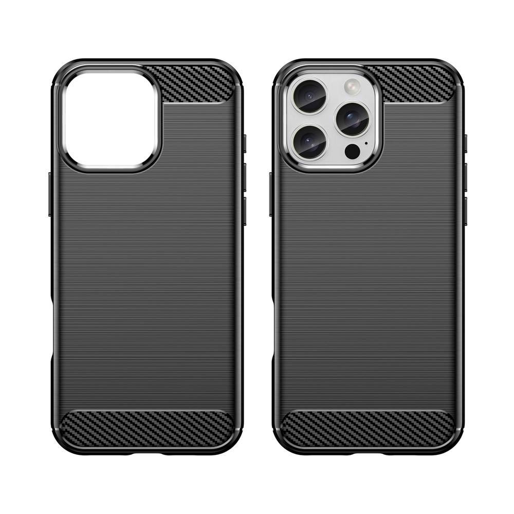 Pro Apple iPhone 16 16e 15 14 Plus 13 12 11 Pro Max mini Pouzdro Měkký TPU z uhlíkových vláken Nárazuvzdorný Zadní Kryt