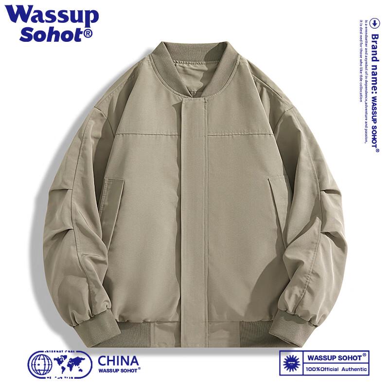 Wassup Sohot Men s American Workwear Bomber Jacket 2XL