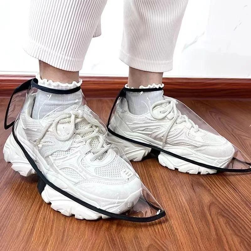 

A Pair Waterproof Shoe Covers Curling Hair Cutting Tools Professional Hairdressing Universal Shoe Dust Covers Household Goods 34-37size