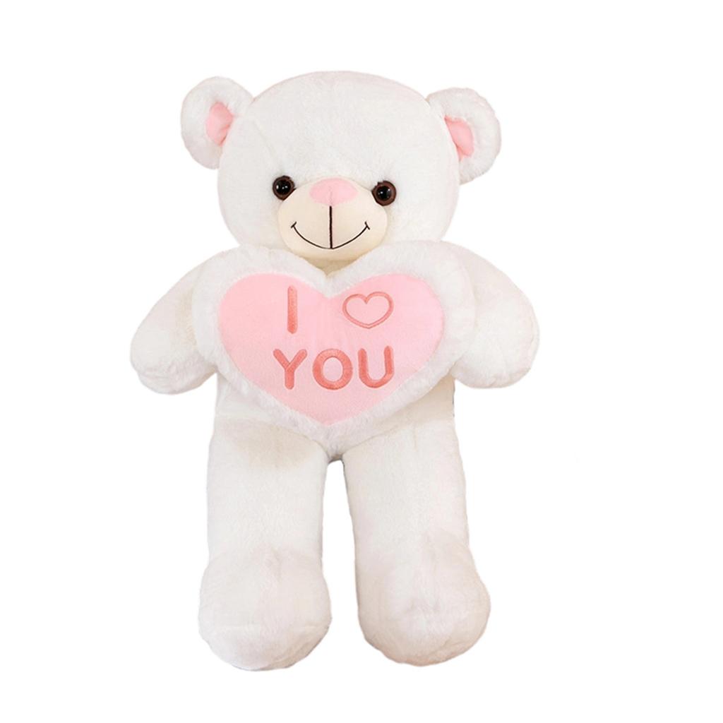 Cute Heart Hugging Bear Doll Plush Toy Cute Valentine's Day Confession Gift
