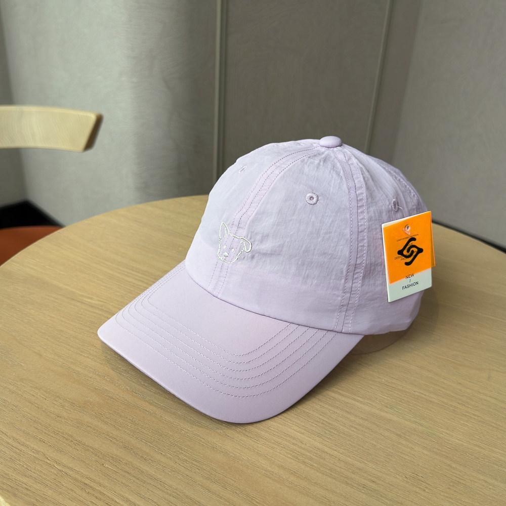 Embroidery puppy blue quick-drying baseball cap men and women spring and summer running sun protection students spring outing team building cap