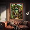 Victorian Botanical Greenhouse Wizard Library Apothecary Fantasy Haunted House Poster Wall Pictures Canvas Painting Home Decor