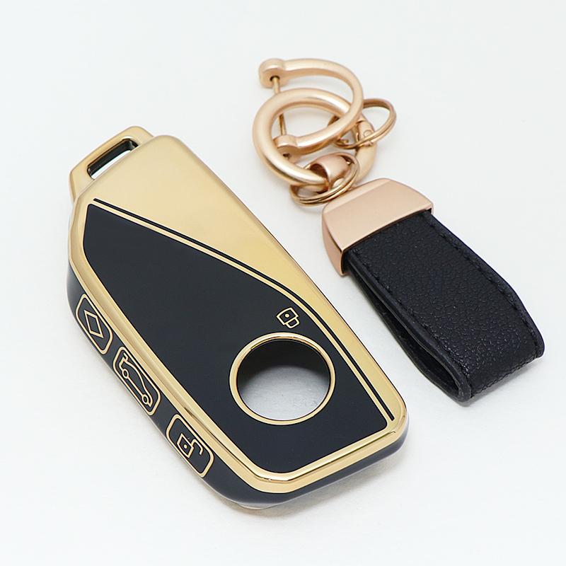 Keyless For BMW 7 Series G09 X5 G81 M3 I20 IX XM F98 X4M LCI G18  G07 X7 LCI U11 X1 G70 TPU Key Case Cover Holder Fob Keychain