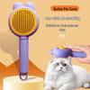 Pet Grooming Needle Comb for Long-Haired Cats & Dogs - Removes Loose Hair & Cleans Easily