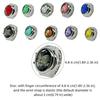 Punk Rings Jewelry Clock Oval Shape Finger Watch Ring Fashion Jewelry Roman Quartz Watch  Man
