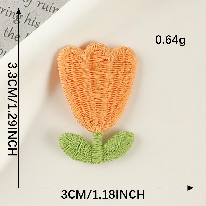 Akcesoria Spinka do włosów Akcesoria do włosów Akcesoria Naklejki do haftowania rozpuszczalne w wodzie Metka z tkaniny kwiatowej Broszka Łatka DIY Metka z tkaniny Naklejka z tkaniny