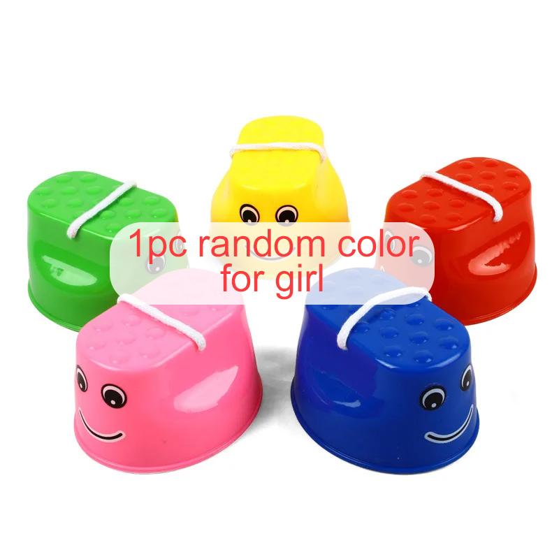 Children Sports Fitness Toys Skip Ball Stilts Frog Jump Group Games Activities Balance Training Indoors Outdoors Kids Gifts TMZ