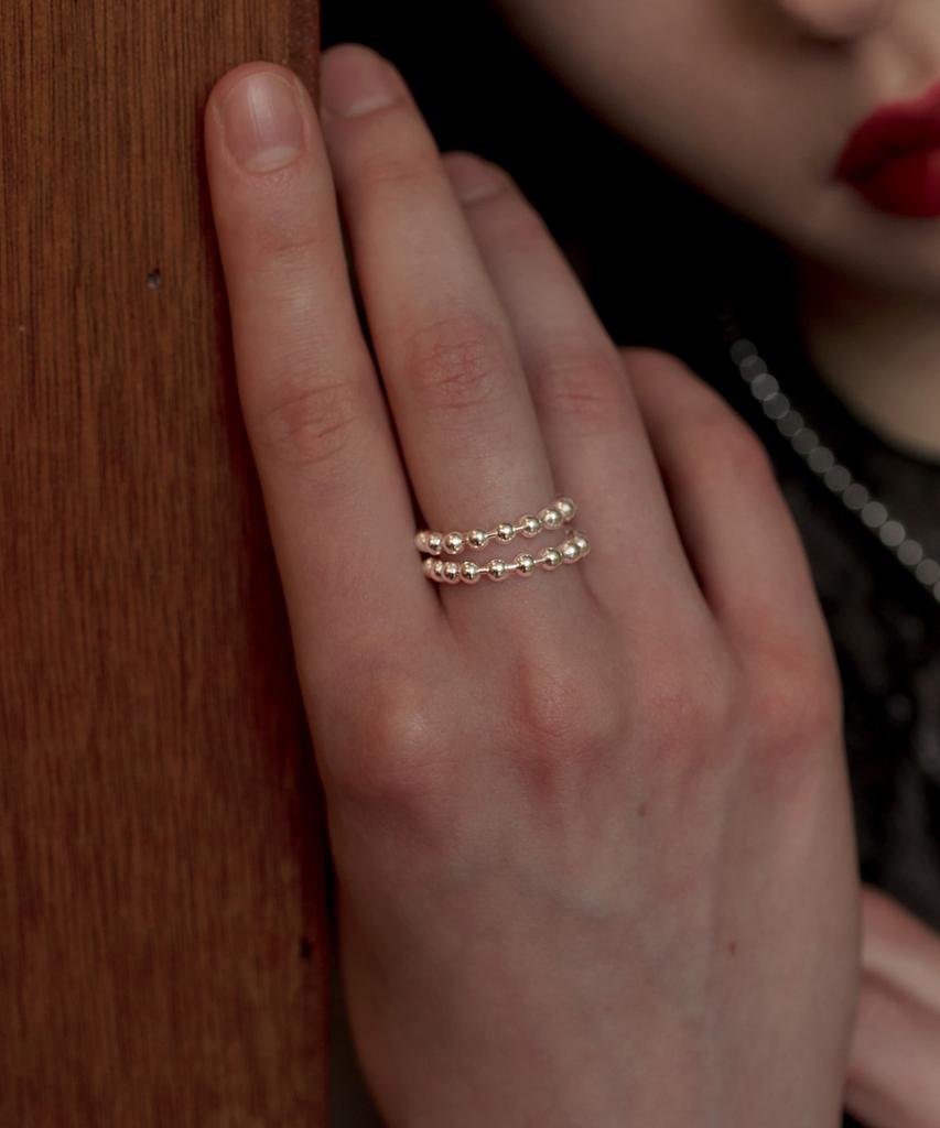 Tou Ss013 Ball Chain Ring