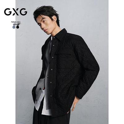 GXG Men's Casual Warm Long-Sleeve Shirt Jacket