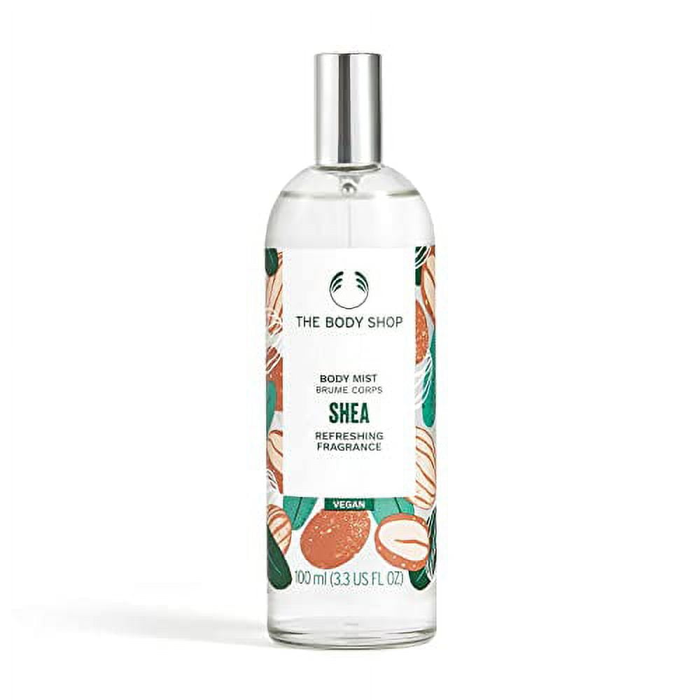 The Body Shop Shea Body Mist-Refreshes and Cools with a Sweet Nutty Scent Vegan 3.3 Oz