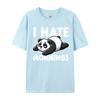 I Hate Mornings Bear Not A Morning Bear Funny Panda Tops Shirts Printed T Shirt Rife Printing Cotton Unisex Tshirts Printing