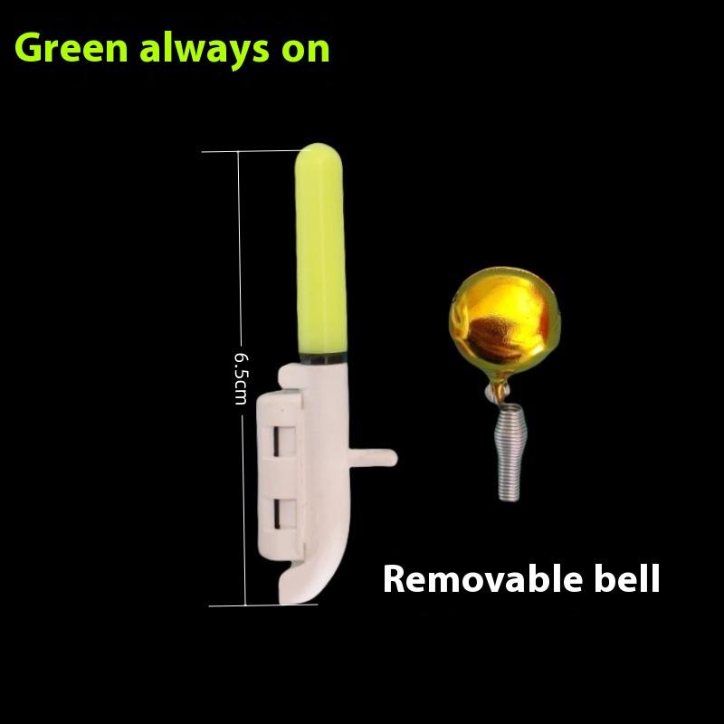 5Pcs Reusable Electronic Light Stick With Bell Led Fishing Alarms Set Accessories Fishing Electronic Rod Luminous Stick Light