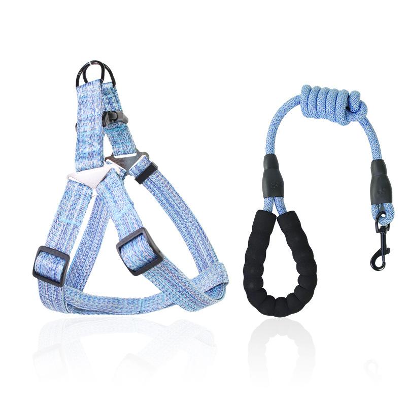 Traction Rope Adjustable Chest Strap Dog Traction Rope Breathable Explosion Proof Pet Supplies Dog Rope