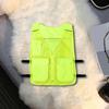 Ice Cooling Vest Breathable Mesh Outdoor Work Vest with Ice Packs Adjustable Waist