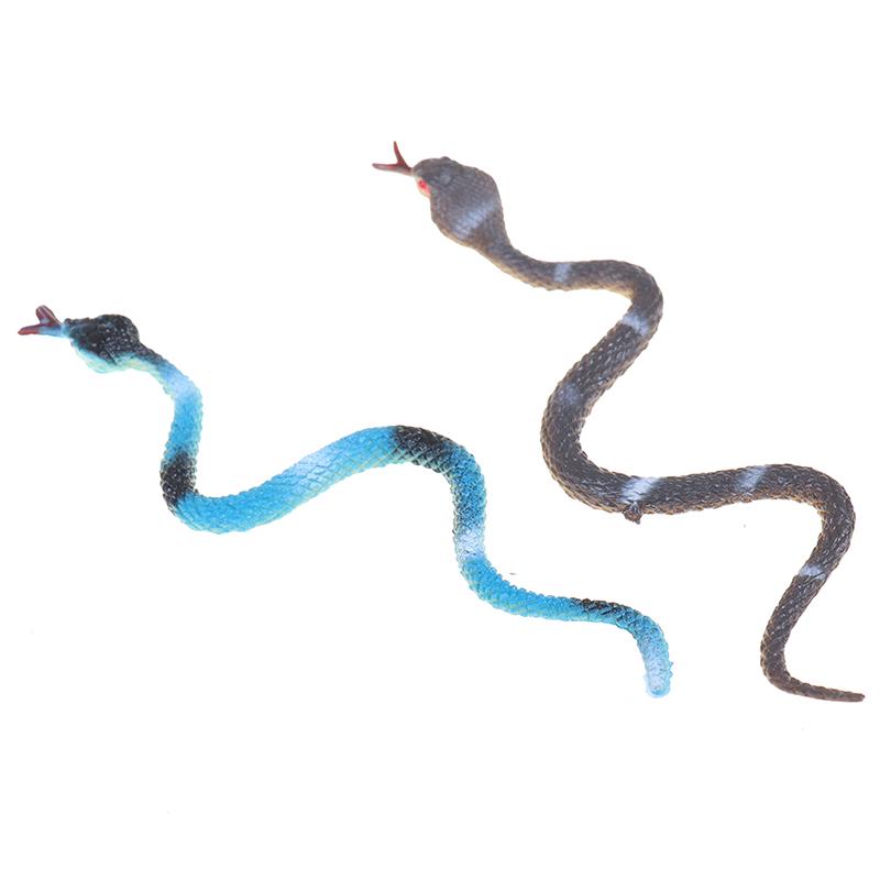 12 Pièces Haute Simulation Jouet Modèle Serpent en Plastique Serpent Effrayant Amusant Jouets Farceurs pour Enfants