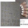 Nail Art Sticker Christmas Metal Bronzing Christmas Tree Bear Snowflake Bow Adhesive Nail Sticker