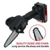 24V 1680W Mini Portable One-Hand Saw Wood Cutters Bracket Brushless Motor with 1 Batterys Electric Saw Chainsaw
