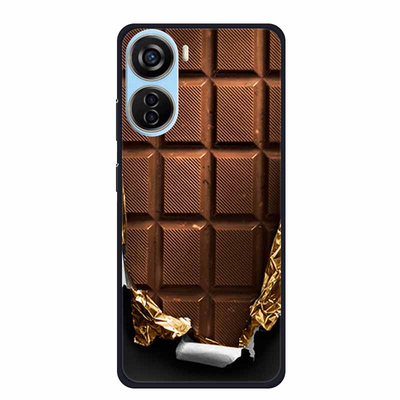 Handyhülle Für ZTE Axon 40 Lite Rückseite Hülle Schwarzes Silikon Weiche Hülle Für ZTE Blade V41 Vita V50 Design 5G LIBERO 5G IV Hülle