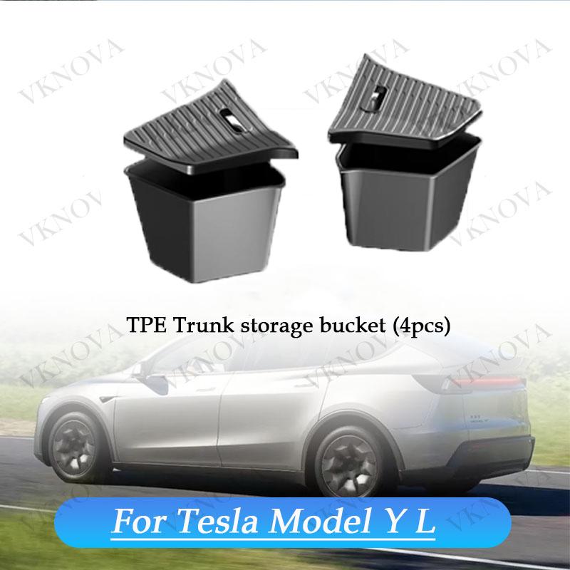 For Tesla Model Y L 2026 Rear Seat Backrest Protective Pad Trunk Mat Anti-Kick Pad Car Interior Accessories Model YL Cargo Liner