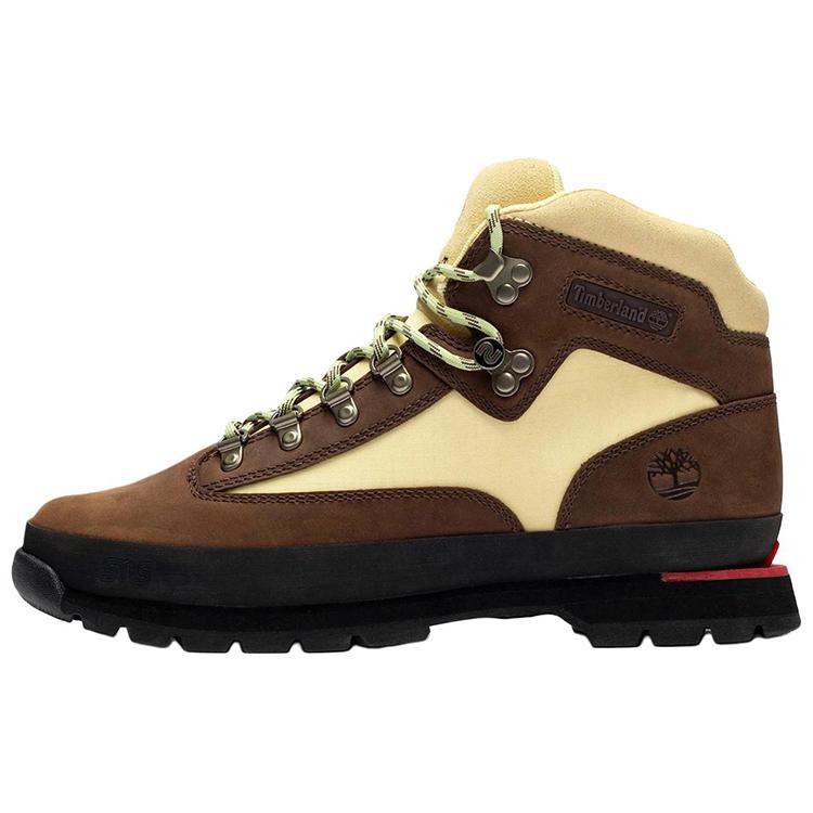 Кроссовки Sneakersnstuff x Timberland Euro Hiker Boot Фрикадельки и пюре Мужские кроссовки Коричневый Кремовый Черный TB0A6F4D-W01 455 20800₽