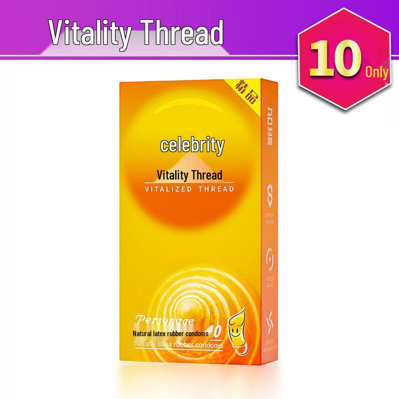 Celebrity Extra Lubricated G-Spot Ribbed Ultra Thin Small Condoms