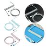 Coiled Keyboards  Cable Aviation Cord TypeC to USB A for Mechanical Game  Keyboards  Charging Cord