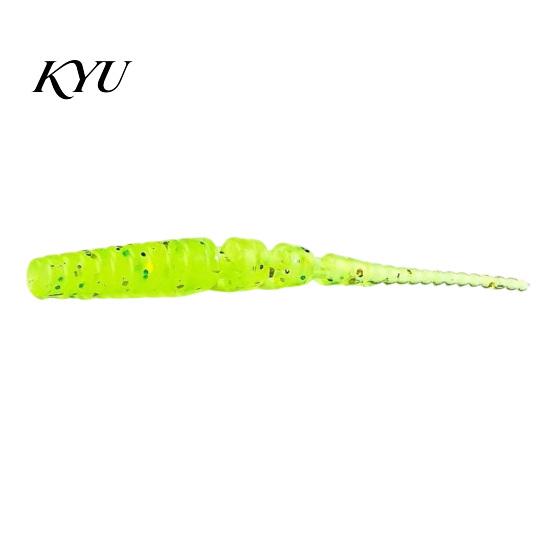 Realistic Swimming Lures 50Pcs Bionic Worm Soft Bait, 40MM/0.37g 50MM/0.45g Artificial Lure with Needle Scented Baits Tail, Swim for Freshwater