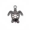 Turtle Charms Antique Bronze Silver Pendants For Animal Themed Jewelry Making